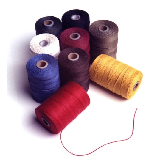 polished linen thread from talas online
