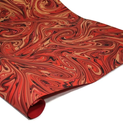 how to choose marbled papers for bookbinding