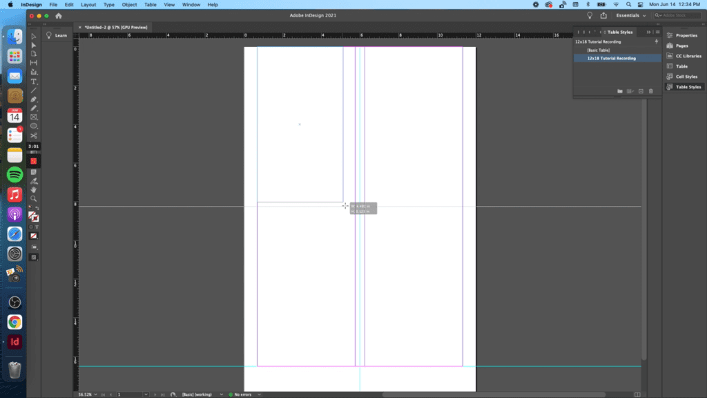 creating lined paper template drawing the table in adobe indesign