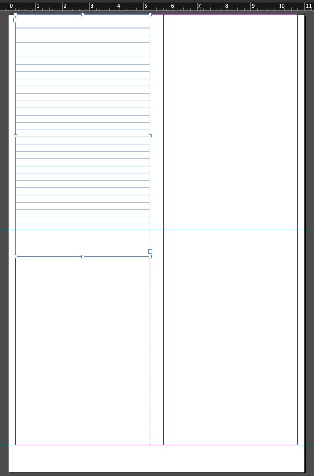 How to Make a Ledger Size Lined Paper Template (11×17) for bookbinding