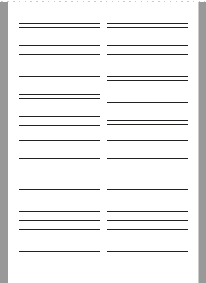 notebook paper template