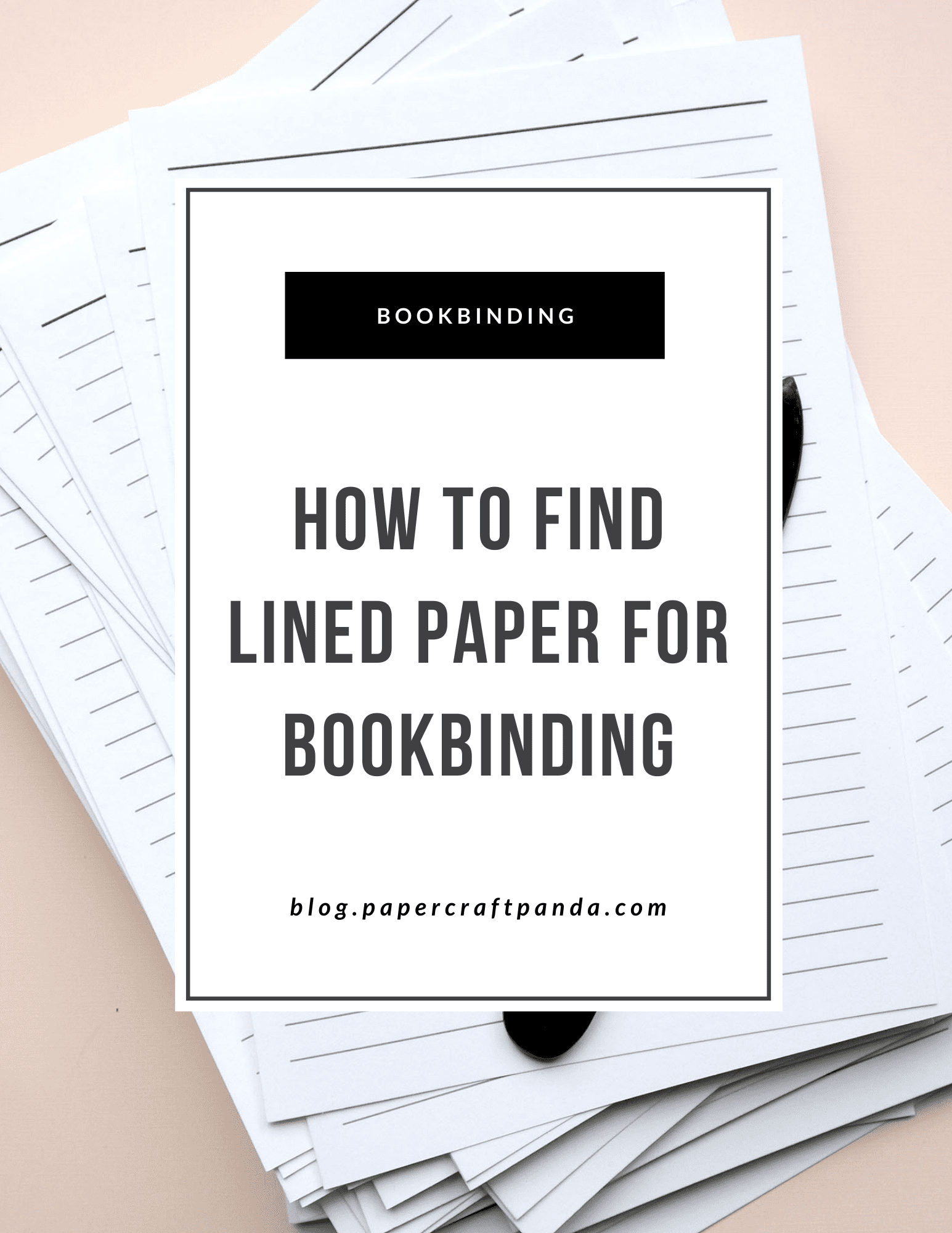 How to Find Lined Paper for Bookbinding + Where to buy online