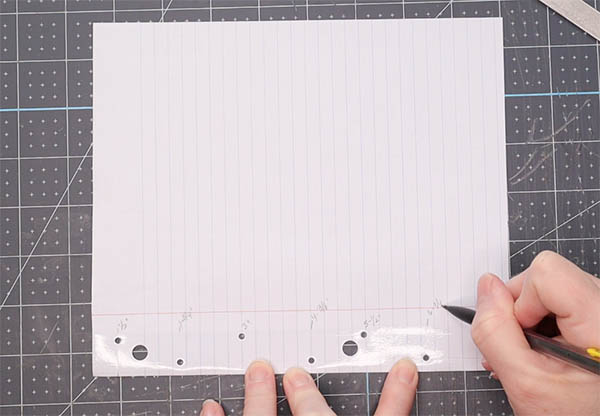 japanese stab bound book hemp leaf binding creating sewing template