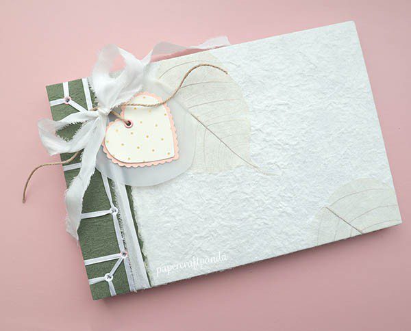book binding making tutorial learn How to Make a Soft, Romantic Photo-ready Album