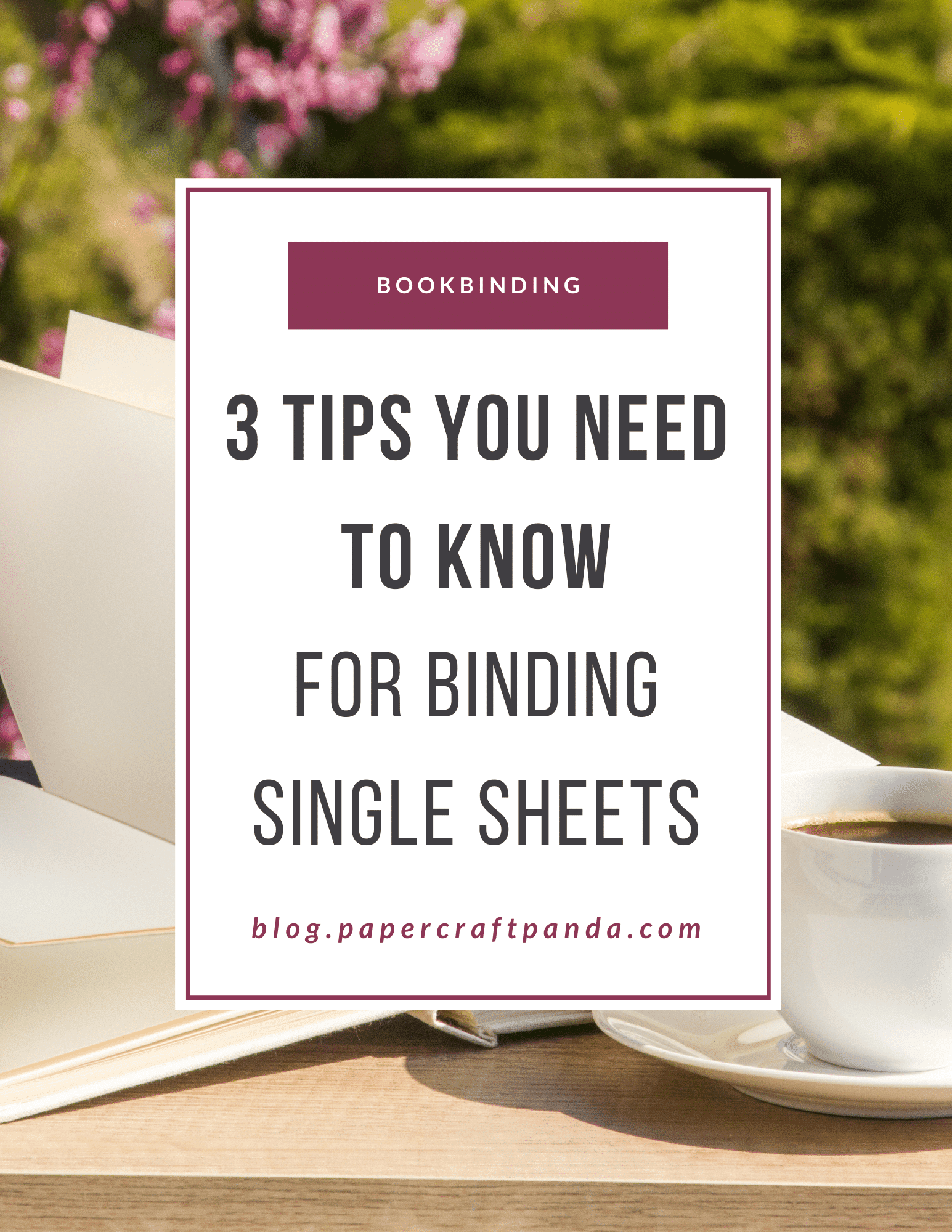 How To Bind Single Pages Or Sheets Of Paper Into A Book Or Portfolio