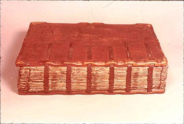 medieval binding method technique book from iceland example
