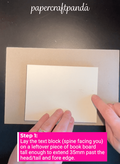 learn how to make an easy bookbinding sewing frame using book board and tape