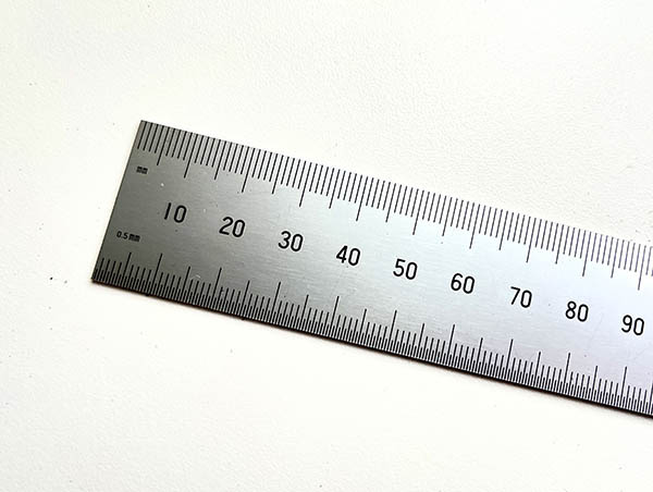 a precision ruler is one of my top bookbinding measurement tips