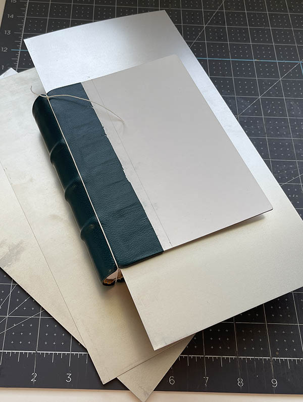 using tin sheets in book binding making diy