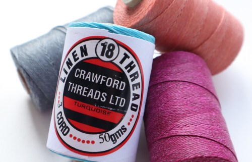 10 Yards Crawford Waxed Linen Thread, 4 Ply, Choose a Color 