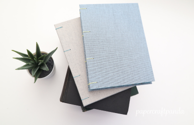 diy hardcover coptic bookbinding tutorial materials kit by papercraftpanda